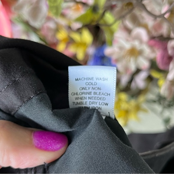 •Ann Taylor• Flat Front Black Dress Pants - Size 10 - Picture 8 of 9